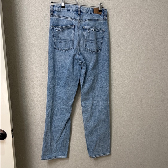 American Eagle Curvy 90's Straight Stretch Jeans Size 4 - Picture 2 of 8